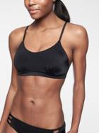 Athleta Womens Summerland Bikini Top Black Size 32b/c