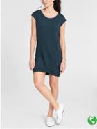 Athleta Womens Short Sleeve Criss Cross Dress Size Xl Tall - Abyss
