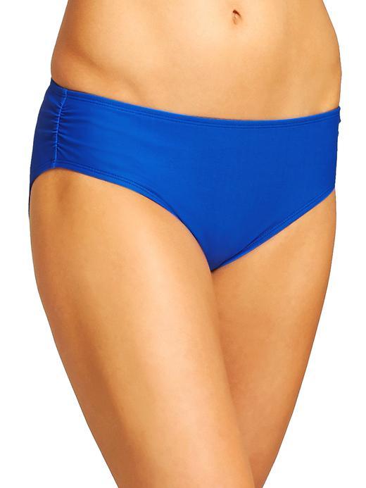 Athleta Womens Shirred Full Tide Bottom Size M - Caspian Blue