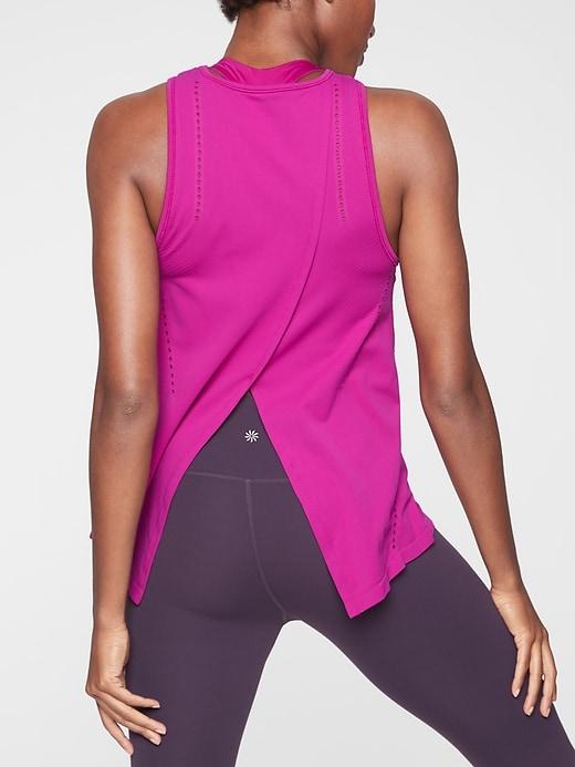 Athleta Womens Foothill Tank Rose Verbena Size Xs