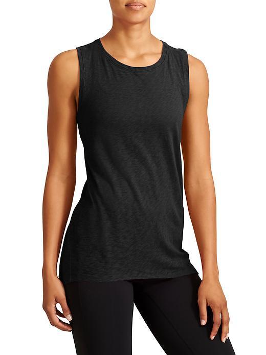 Athleta Womens Daily Tank Size L Tall - Black