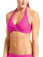 Athleta Womens Tara Halter Bikini Size 32b/c - Electric Fuchsia