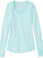 Athleta Womens Chi Top Size L - Glass Blue