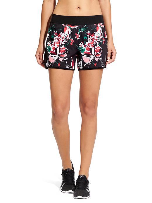 Athleta Womens Harlem Short Size M - Black Floral