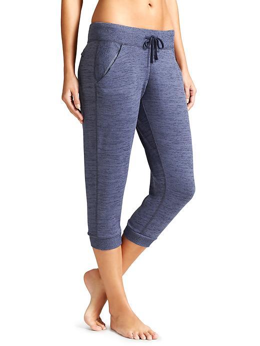 Athleta Womens Downplay Capri Size L - Navy Heather