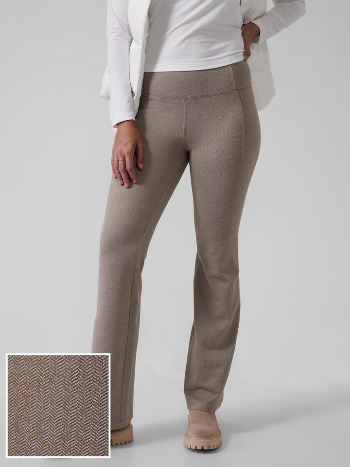Delancey Herringbone Flare Pant