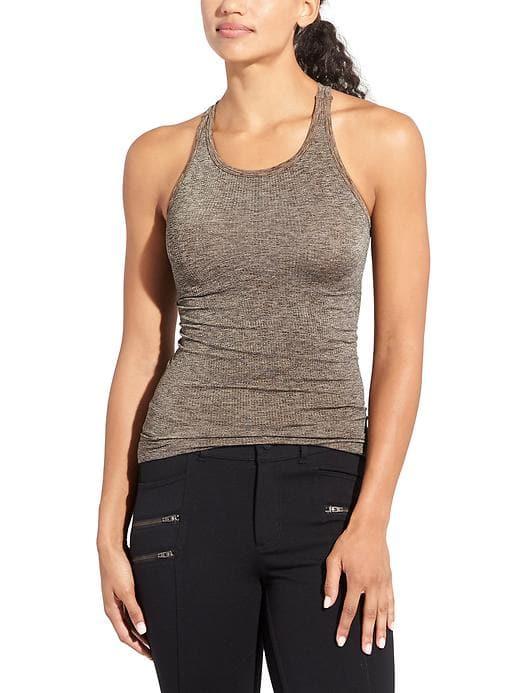 Athleta Womens Shine Renew Racerback Tank Size L - Bronze