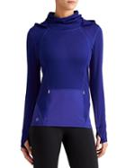 Athleta Womens Plush Tech Hoodie 3.0 Size L Tall - Sapphire Blue