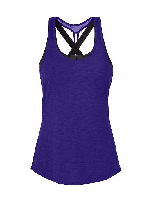 Athleta Womens Box Jump Tank Size M - Purple Paradise