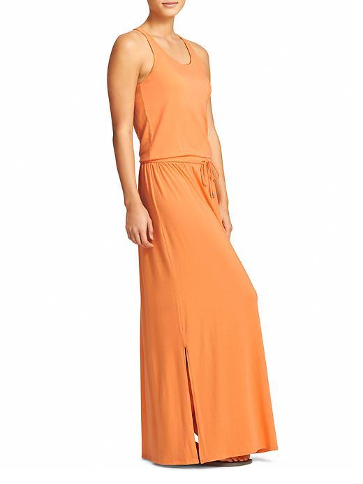 Athleta Womens Cressida Dress Size L Tall - Tiger Lily Orange