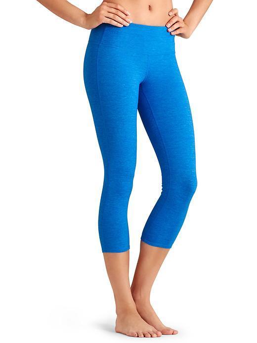 Athleta Quest Chaturanga Capri - Macaw Blue