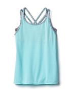 Athleta Upbeat 2 In 1 Tank Size S/7 - Aqua Pools