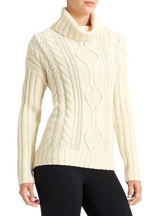 Athleta Womens Merino Plains Sweater Size L - Dove