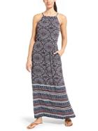 Athleta Womens Island Life Maxi Dress Size L - Iron Blue