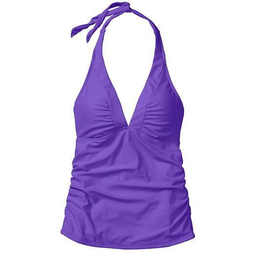 Athleta Shirrendipity Halter Tankini - Electric Purple