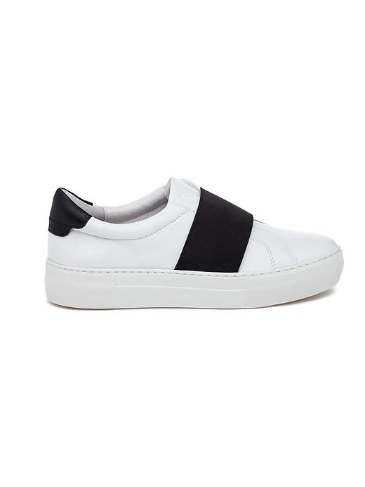 Athleta Womens Adorn By J/slides White/ Black Size 11
