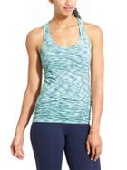 Athleta Womens Fastest Track Tank Space Dye Size L - Luminous Green Space Dye