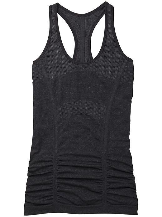 Athleta Womens Fast Track Tank Size M - Black Heather