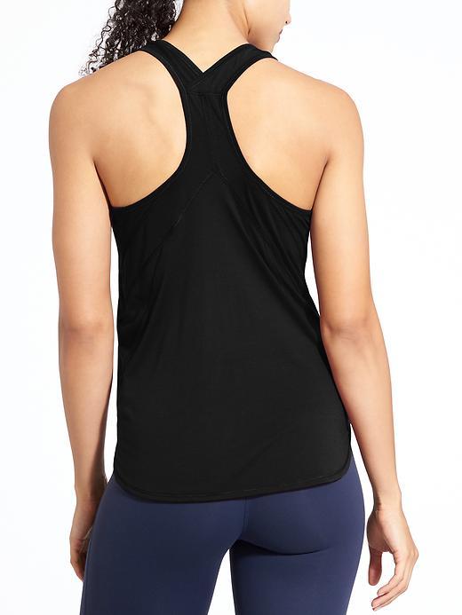 Athleta Womens Repetition Tank Size L - Black