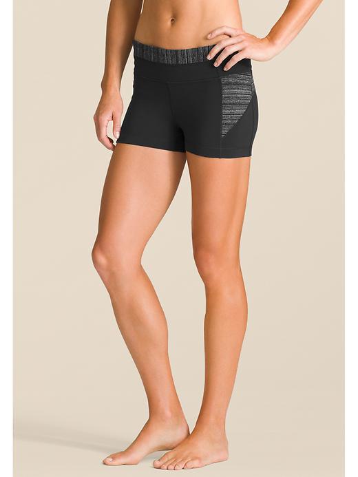 Athleta Womens All Align Short Size L - Black/black