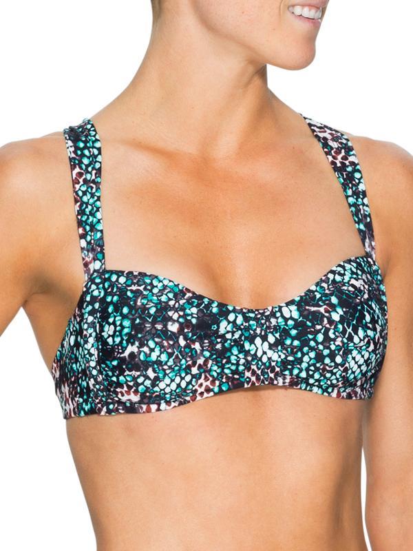 Aqualuxe Snake Bandeau Bikini