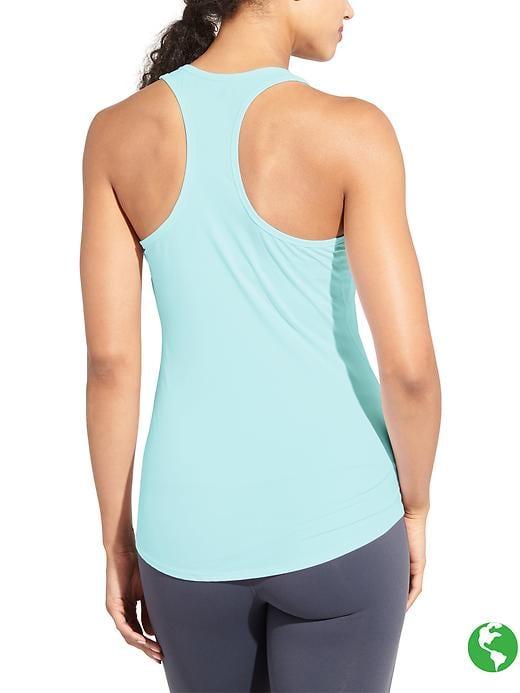 Athleta Womens Chi Tank Size M Tall - Blue Tint