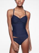 Athleta Womens Twister Tankini Dress Blue Size 38d/dd