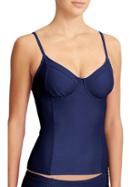 Athleta Womens Kaimana Tankini Size 32b/c Tall - Dress Blue