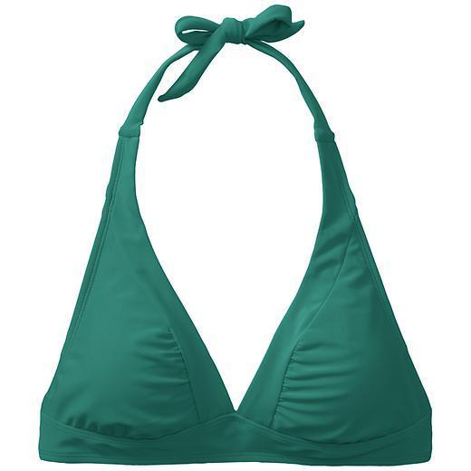 Athleta Shirrendipity Halter Bikini Top - Emerald Green