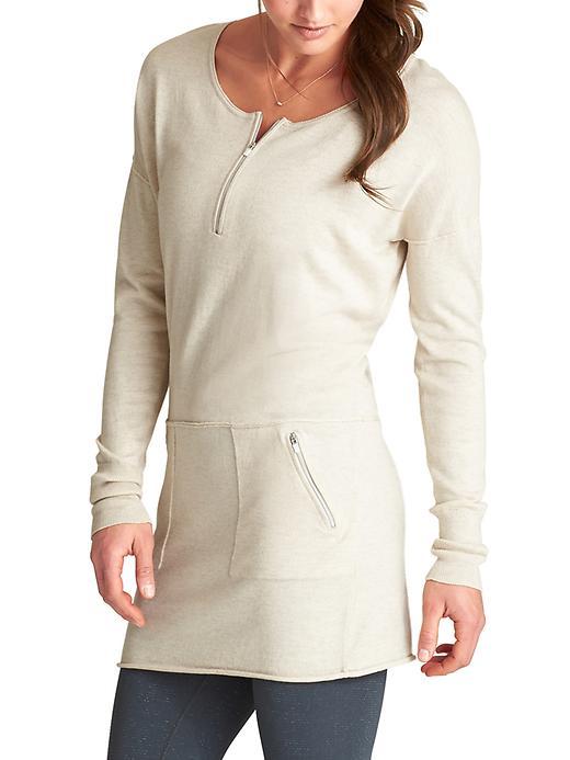 Athleta Womens Azalia Dress Size M - Oatmeal Heather