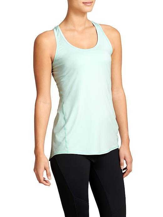 Athleta Womens Chi Tank Extra Long Size 1x Plus - Water Blue