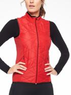 Athleta Womens Insulated Flurry Vest Radiant Red Size Xl
