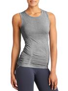 Athleta Womens Fastest Track Muscle Tank Size L - Flint Grey Heather