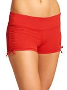 Athleta Womens Scrunch Short Size M - Saffron Red