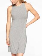 Athleta Womens Santorini High Neck Solid Dress Grey Heather Size M