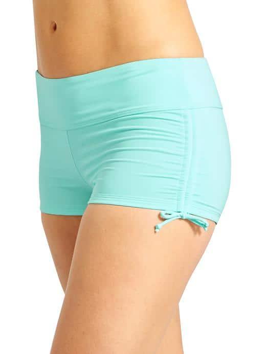 Athleta Womens Scrunch Short Size L - Bleached Aqua