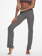 Athleta Womens Powervita Straight Leg Pant Black Heather Size Xxs