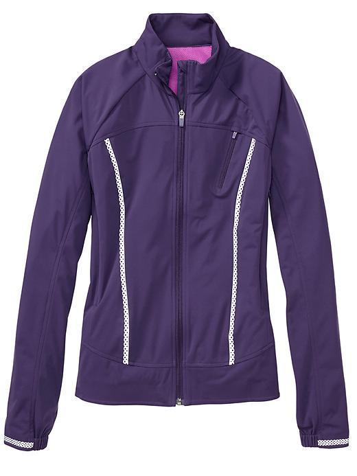 Athleta Womens Queen Of The Mountain Jacket Size 1x Plus - Nightshade Purple