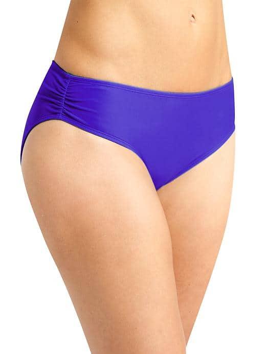 Athleta Womens Shirred Full Tide Bottom Size L - Powerful Blue