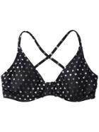 Athleta Womens Dot Leila Bikini Size 32b/c - Black Dot