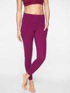 Athleta Womens Stash Pocket Salutation 7/8 Tight Exotic Fuchsia Size Xs
