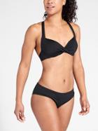 Athleta Womens Aqualuxe Twist Bikini Size 32b/c - Black