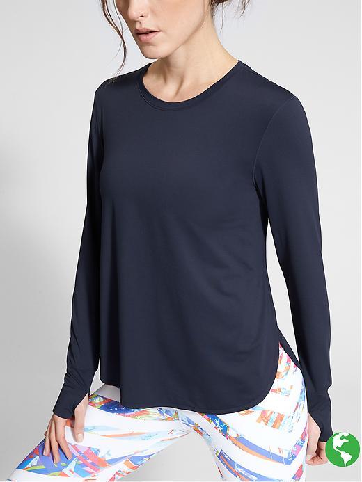 Athleta Womens Sunlover Upf Top Size 1x Plus - Navy