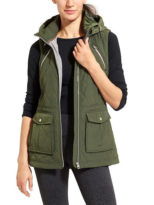 Athleta Womens Tetons Vest Size Xl - Ancient Forest