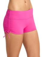 Athleta Womens Scrunch Short Size L - Hot Pink