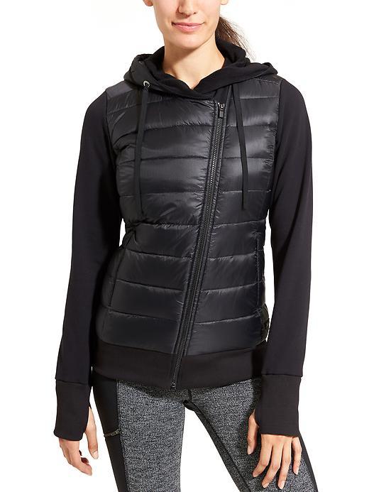 Athleta Womens Down To Town Sweatshirt Size Xl - Black