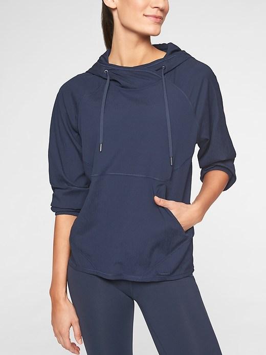 Athleta Womens Teton Anorak Navy Size M