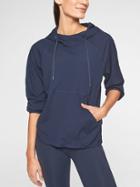 Athleta Womens Teton Anorak Navy Size M