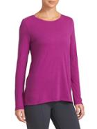 Athleta Womens Transcend Top Size L Tall - Jazzy Purple Heather