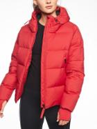 Athleta Womens Snow Down Jacket Radiant Red Size L